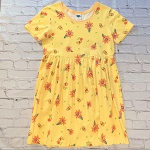 VINTAGE 80’s-90’s DISNEY CATALOG POOH BEAR WOMEN’S YELLOW DRESS